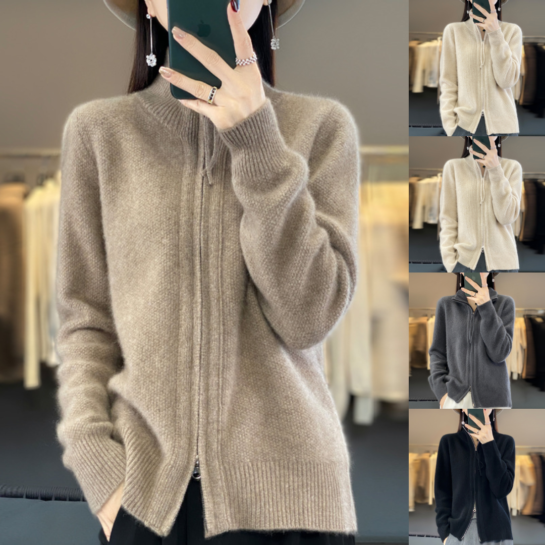 Women’s Lightweight Soft Zip-Up Cardigan