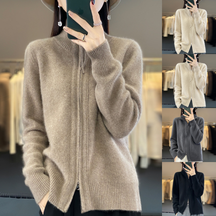 Women’s Lightweight Soft Zip-Up Cardigan