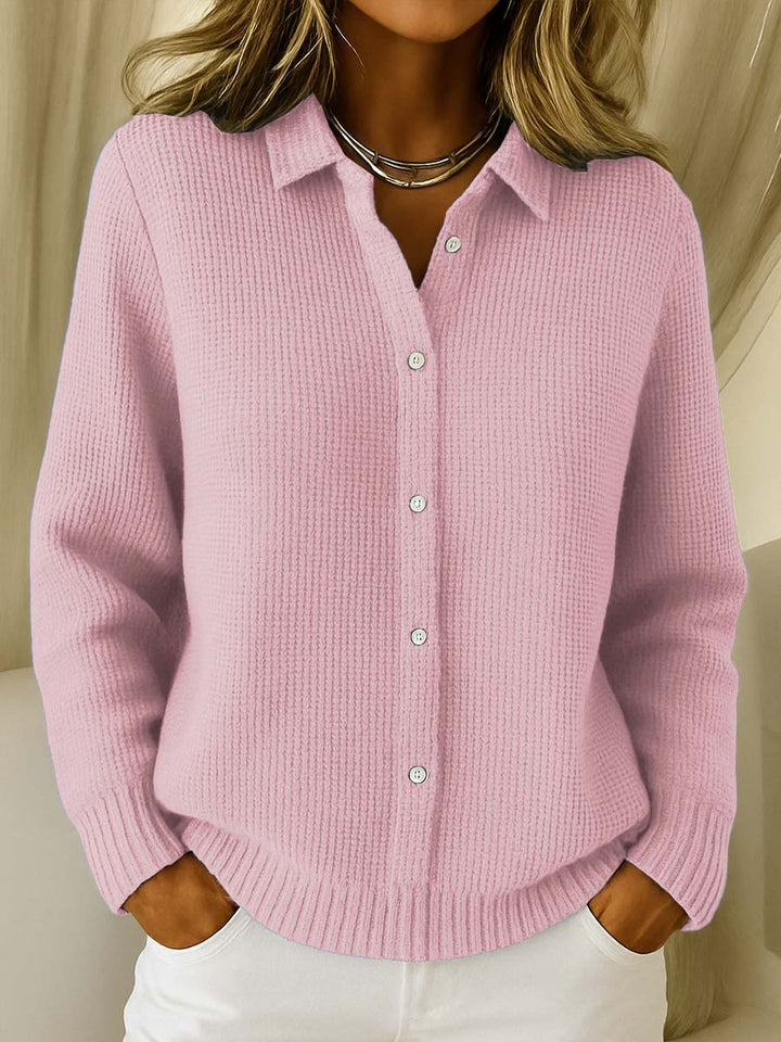Women’s Soft Knit Button Front Long Sleeve Cardigan