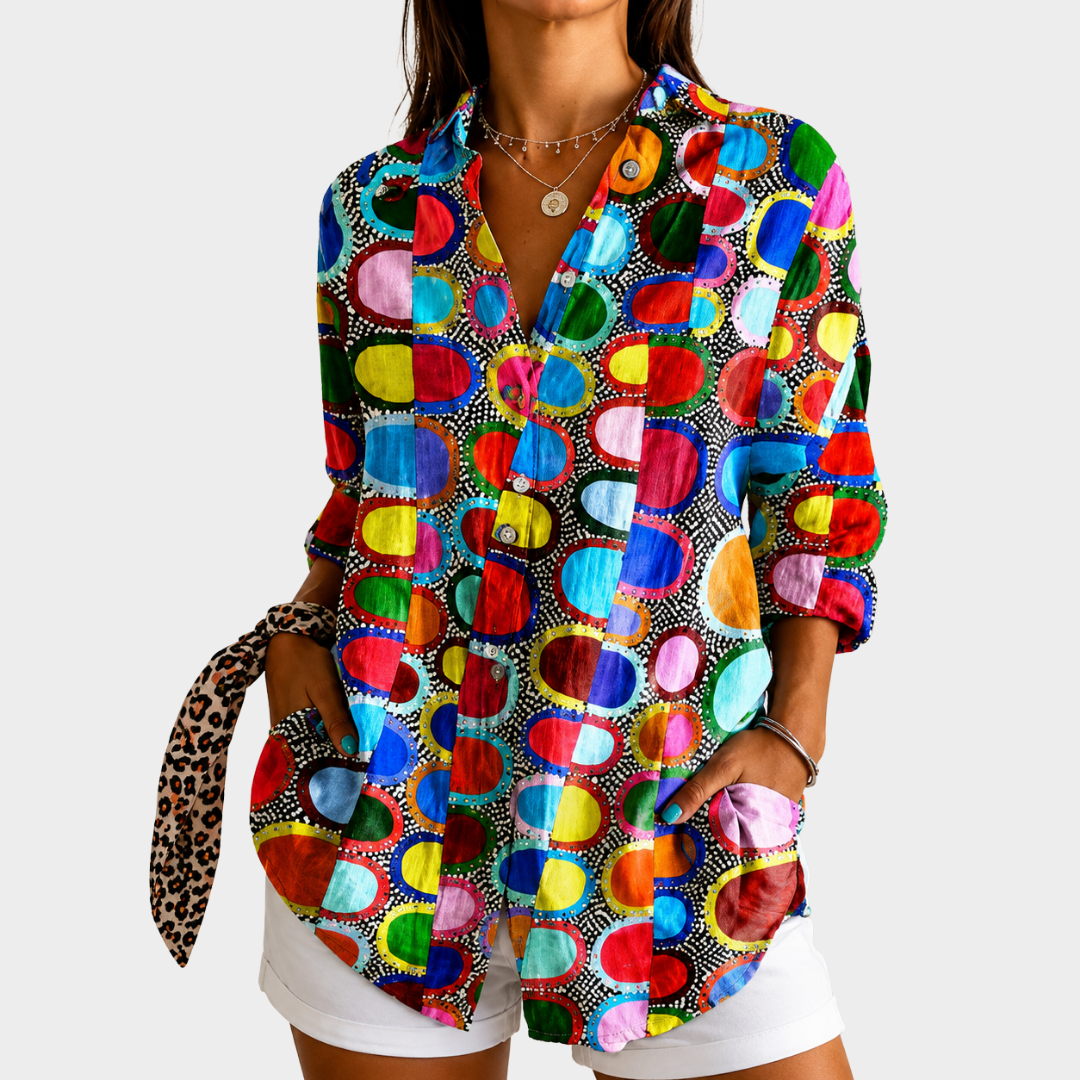 Women’s Casual Polka Dot Blouse