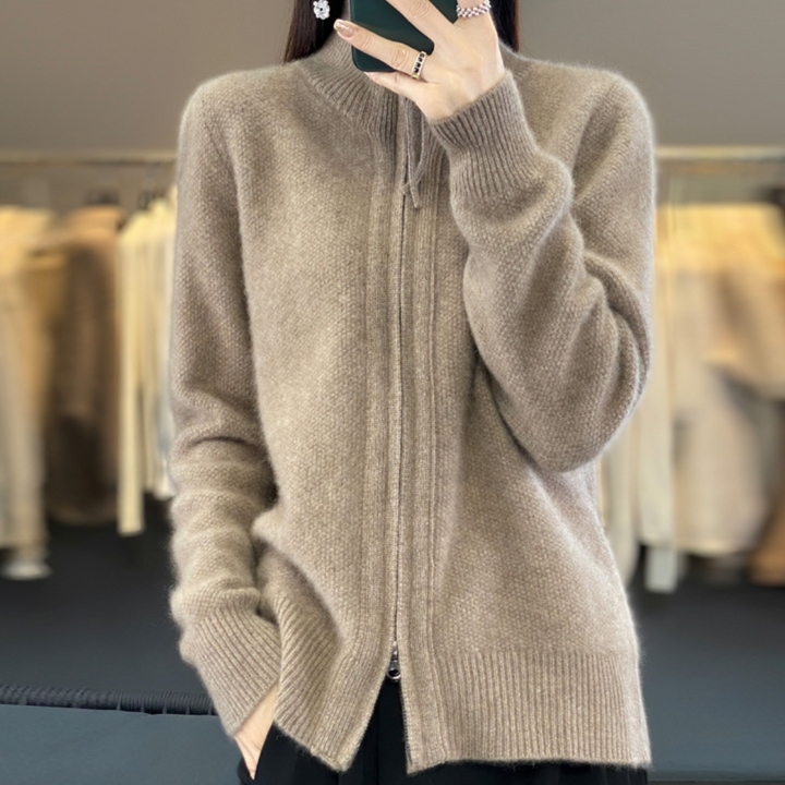 Women’s Lightweight Soft Zip-Up Cardigan