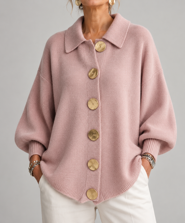 Women’s Oversized Collared Cardigan