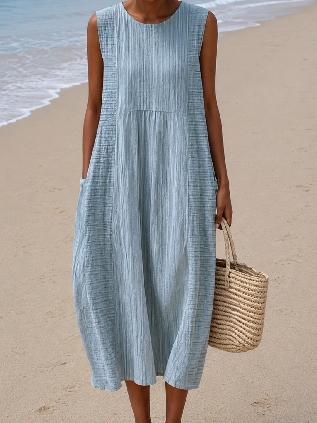 Dina™ Printed Midi Dress – Flowy Silhouette with a Vibrant Print