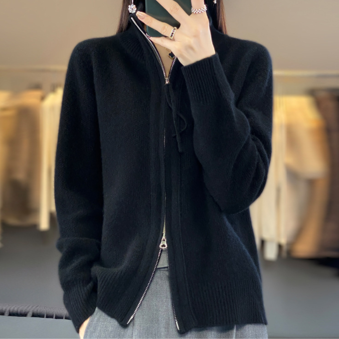 Women’s Lightweight Soft Zip-Up Cardigan