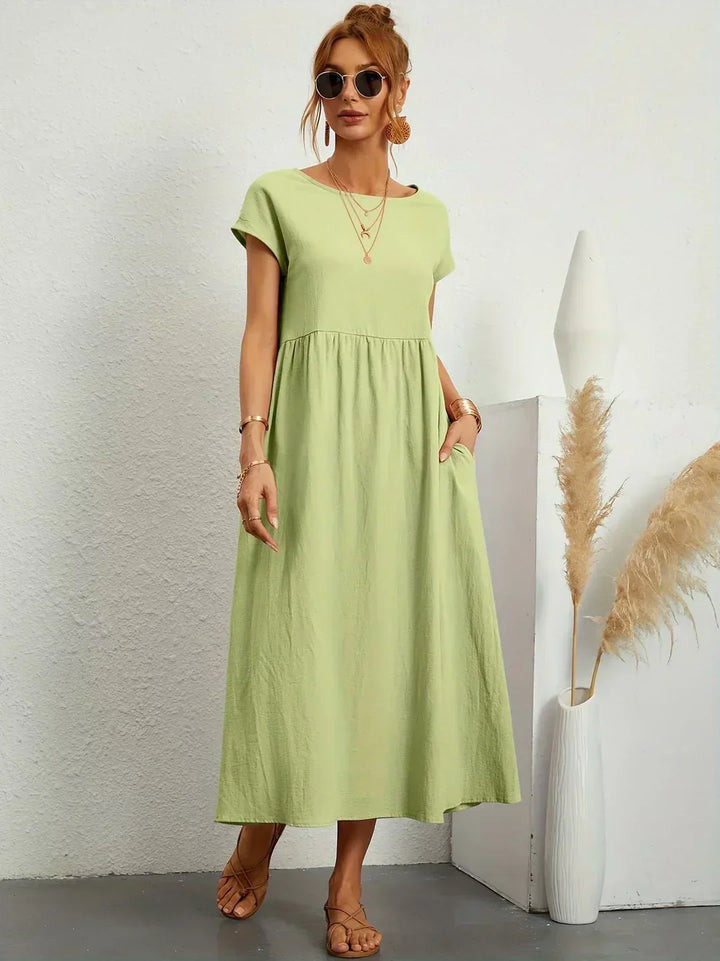 Women’s Elegant Flowy Midi Dress
