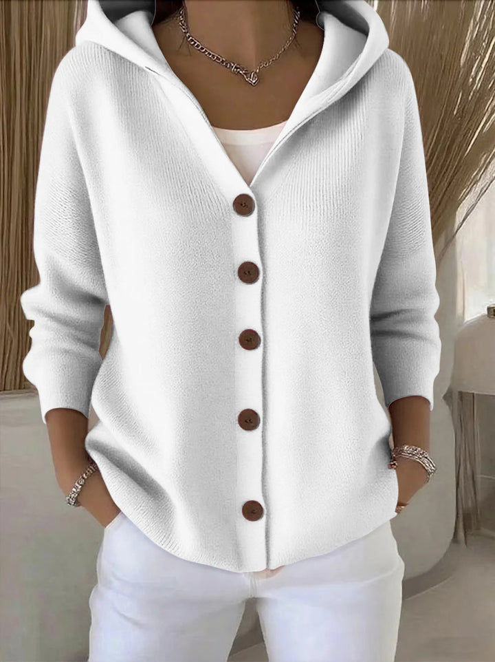 Women’s Soft Knit Hooded Cardigan