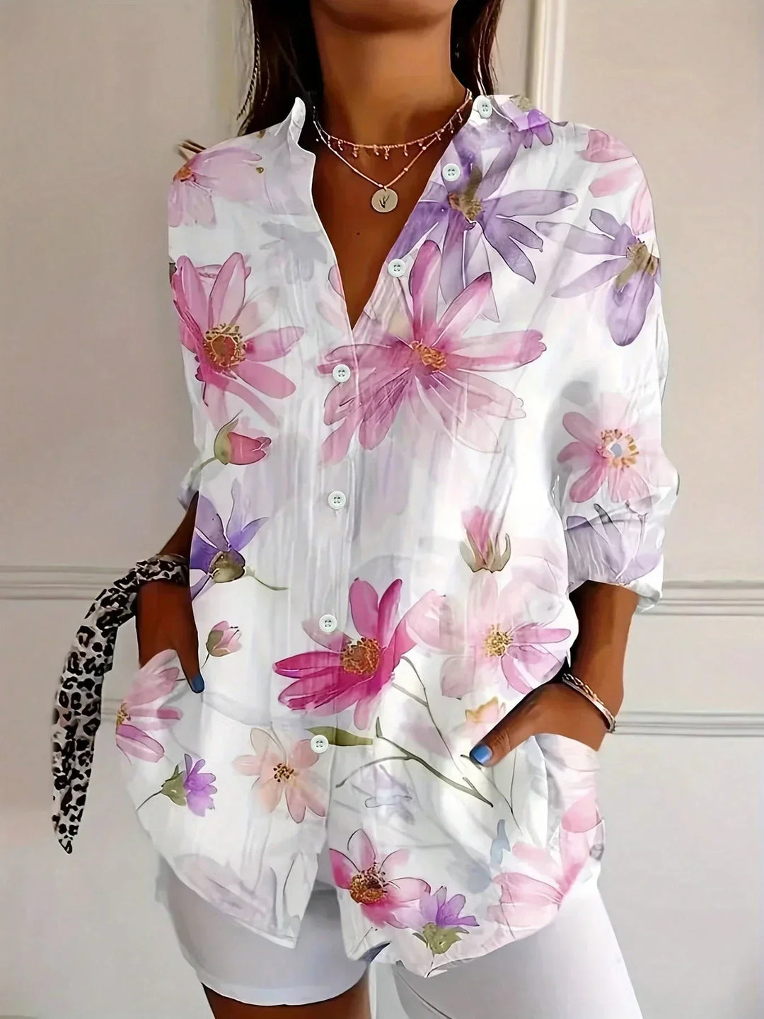 Astrid | Vibrant Patterned Blouse