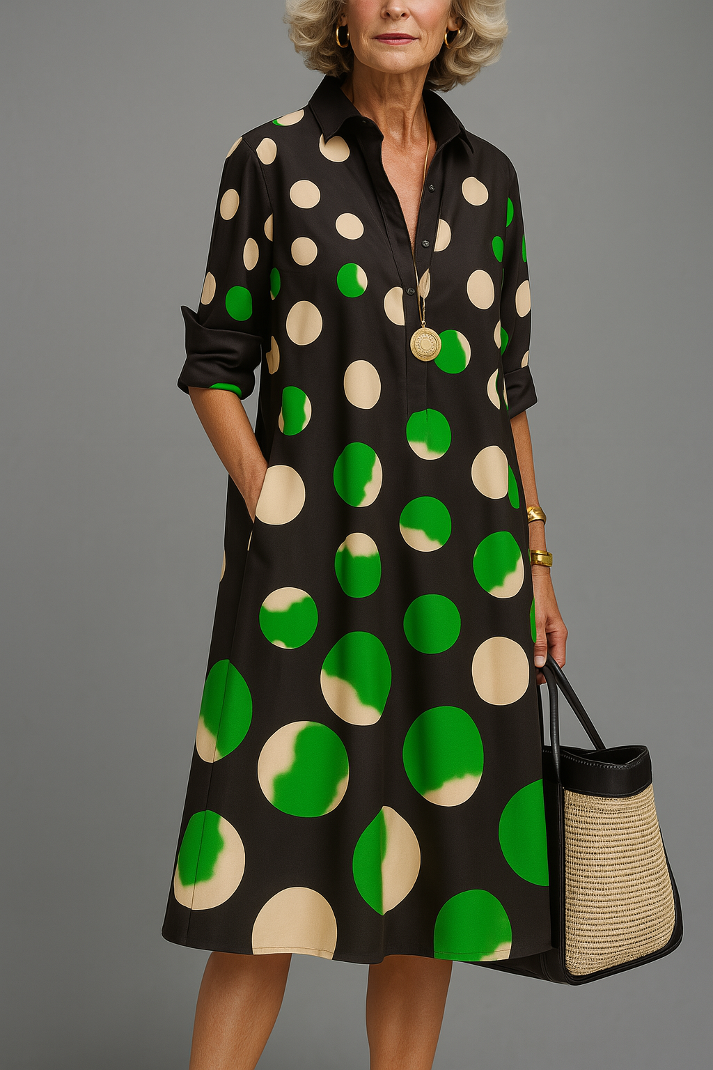 Naomi | Elegant and Refined Midi Dress