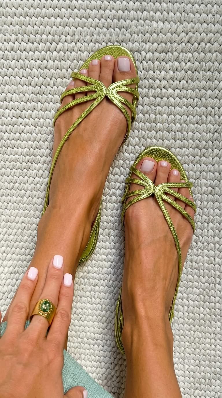 ELEANOR | GINEVRA GOLDEN SANDALS SUMMER ELEGANCE