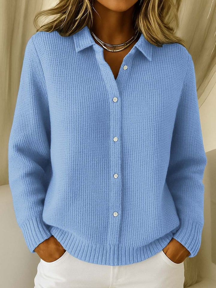 Women’s Soft Knit Button Front Long Sleeve Cardigan