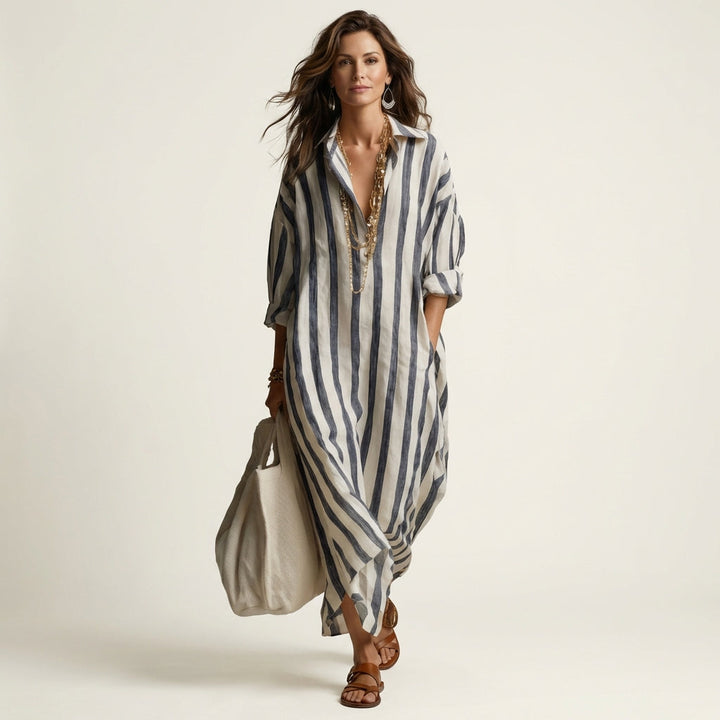 Women’s Striped Maxi Dress