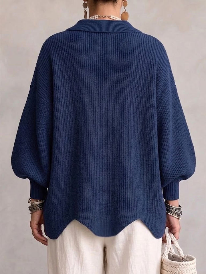 Women’s Oversized Collared Cardigan
