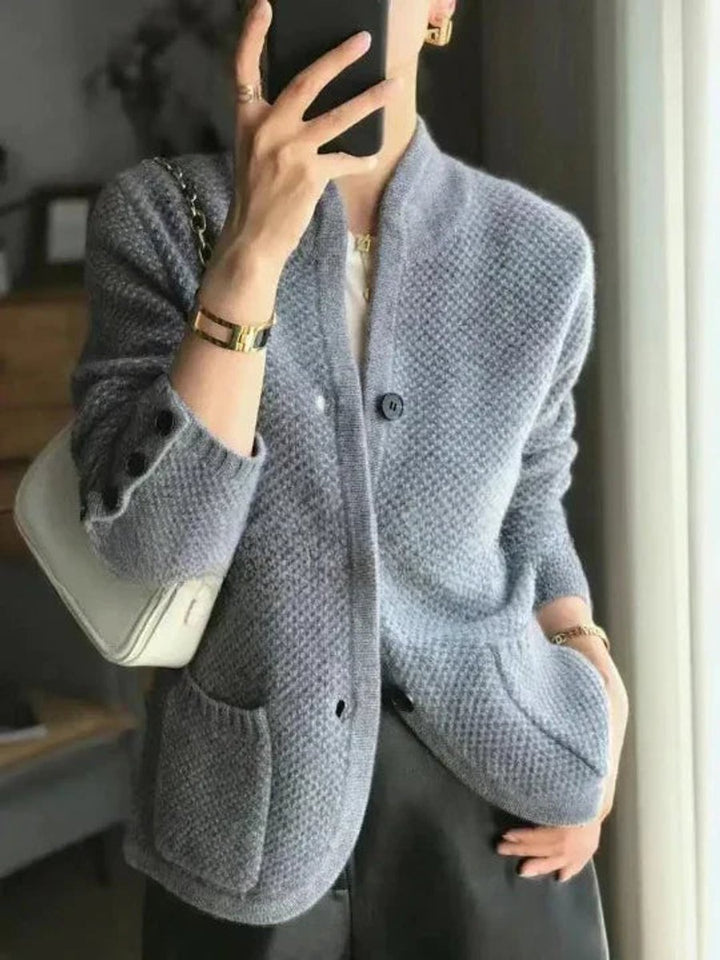 Women’s Button-Front Knit Cardigan