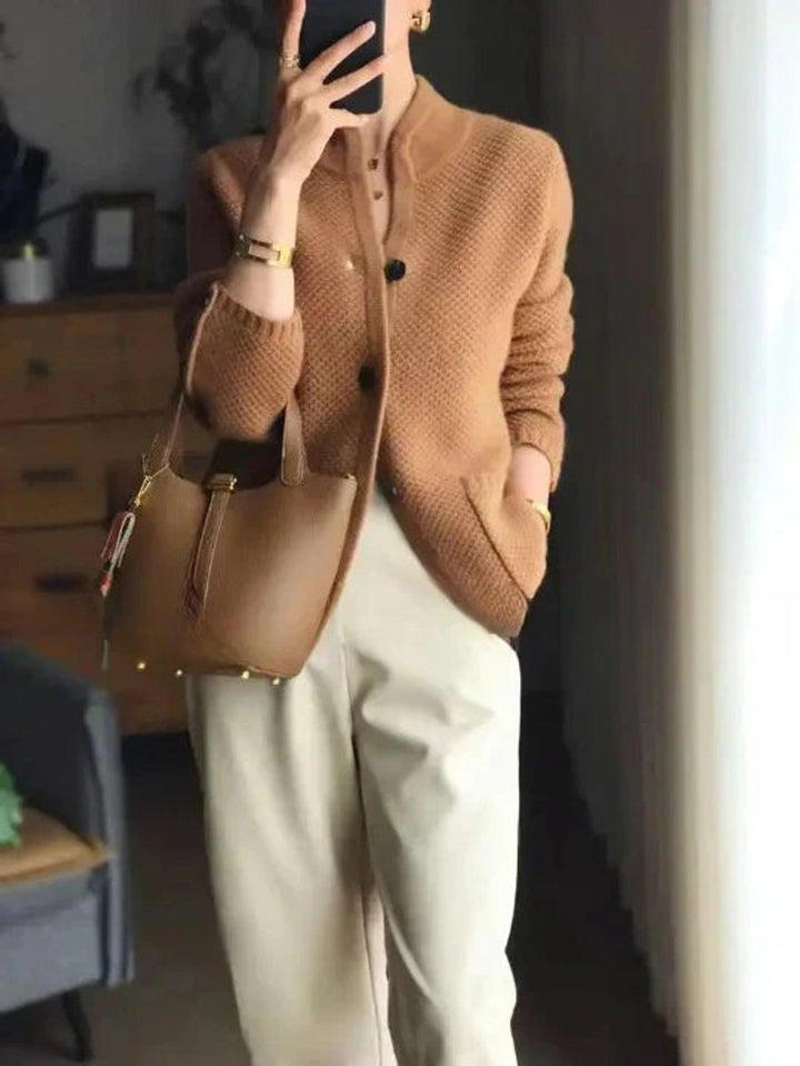 Women’s Button-Front Knit Cardigan